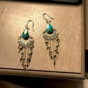 Turquoise Sterling Silver Earrings